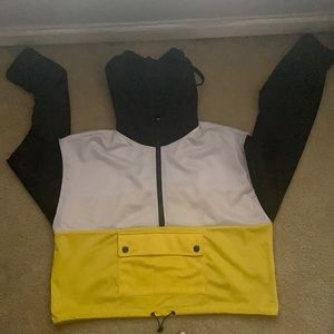 Soft pullover/zip up cropped hoodie